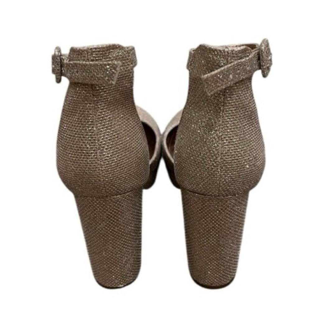 Ankis Glittery Block Platform Closed Toe Heels - image 4